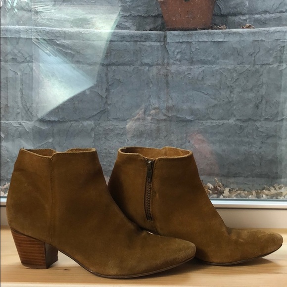 Coconuts by matisse 10 suede booties boots heel - Picture 3 of 8